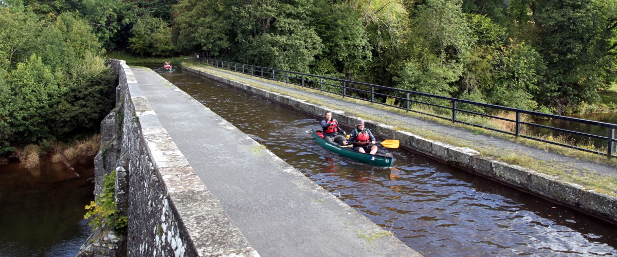 Canoeing Brecon Viaduct