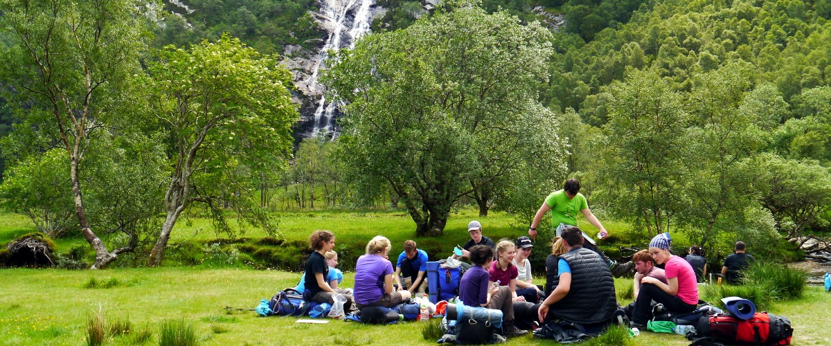 DofE lunch spot in Scotland