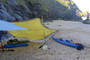 Beach Bivi set up