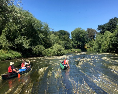Canoe expedition River Wye