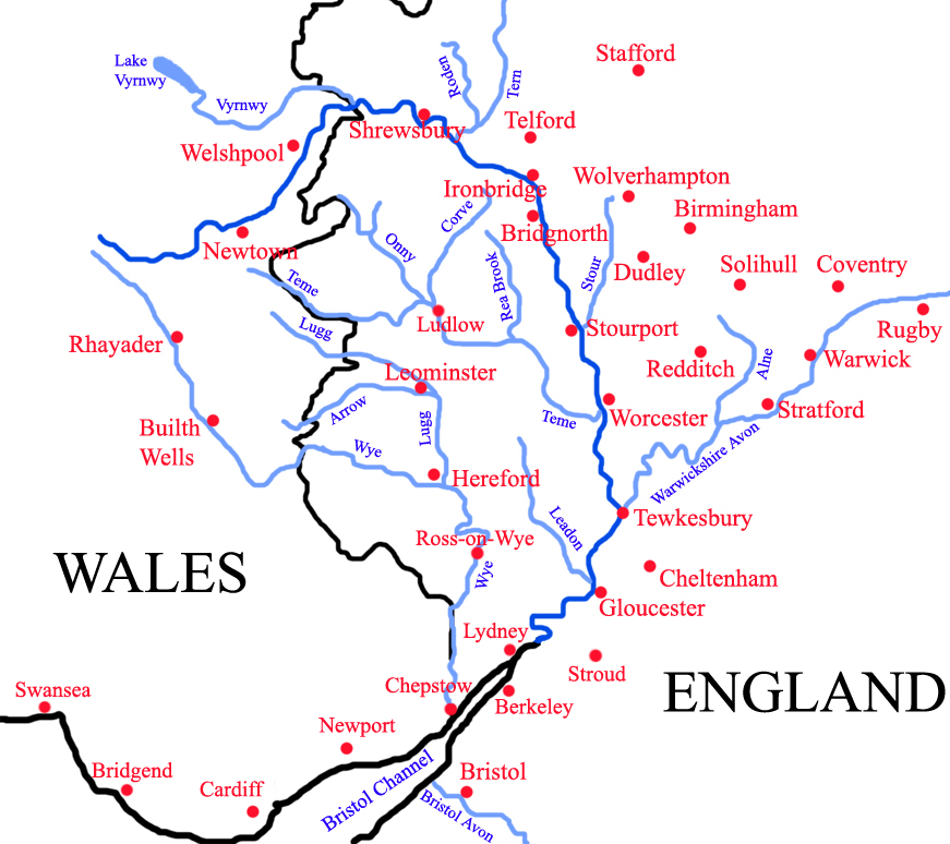 River Severn Map