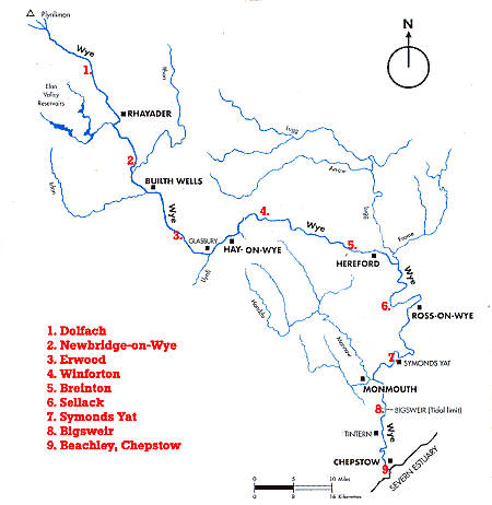 River Wye Map