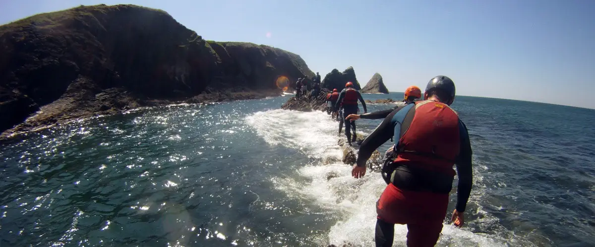 Coasteering Cardigan Bay