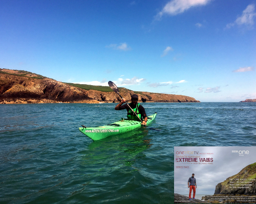 Extreme Wales Sea kayaking Richard Parks