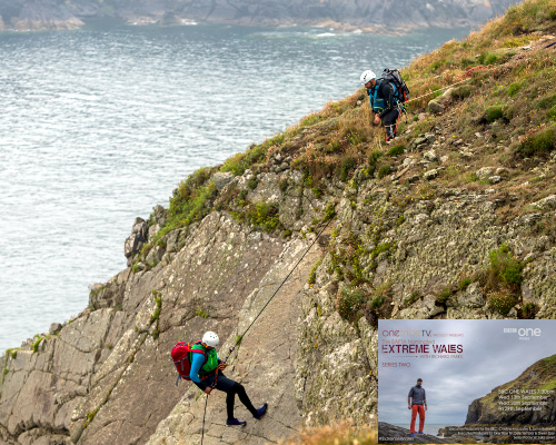 Extreme Wales abseiling Richard parks